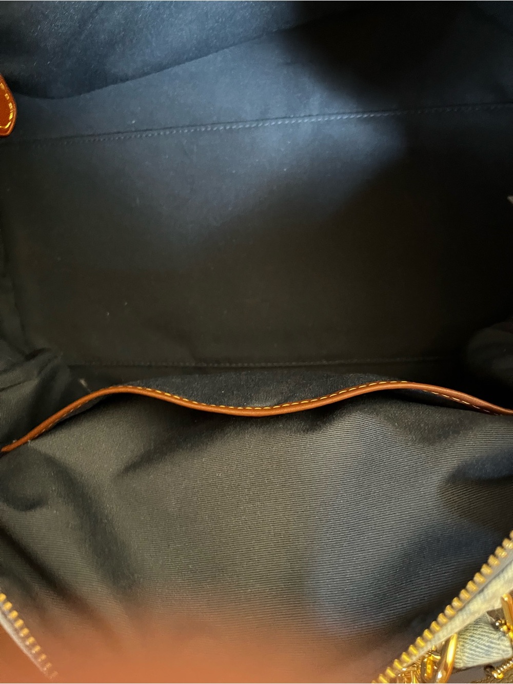 Coach Loved Denim Large Rowan With Wristlet And Charms - Picture 13 of 16